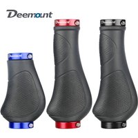 Deemount Handlebar Grips Long 133mm Short 93mm for Twist Shifter Dual Ring Lock Hand Rest Fit MTB, BMX, e-Bike Commuter Bike