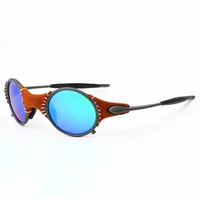 AliExpress NONE Retro Round Frame Uv400 Fishing Sunglasses Metal Bicycle Goggles Polarized Sunglasses For Outdoor Sports Cycling And Driving