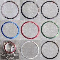 Aluminum Watch Bezel Insert Modification Watch Ring for SPEED MASTER Style Men Watch Chronograph Watch Accessories 34.2mmx38.3mm