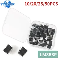 10-50PCS LM358P Operational Amplifier DIP8 LM358 IC Chip Kit Integrated Circuits Kit