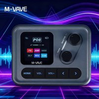 NEW M-VAVE Mini Pocket Guitar Bass Amp with 1.54" LCD Color Screen 1450mAh APP Control Multi-Function Desktop Effects Processor