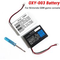 OXY-003 Battery 460mAh for Nintendo GBM Game Console Gameboy White/black with Tool Rechargeable Batteries Replacement