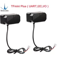 2PCS TFmini Plus Lidar Range Finder Sensor Module UART I2C TOF LiDAR Module IP65 0.1m-12m Ranging Distance Sensor for Arduino