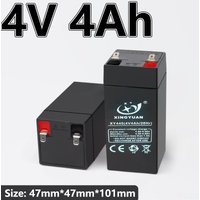 4V 4.0Ah Replacement Rechargeable Lead Acid Battery For:Electronic Scale Desktop. Emergency Light. Children's Toy