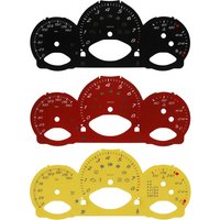Gauge Face for Porsche 987 Boxster Cayman Instrument 190MPH, 8000rpm Black/Yellow/Red image 4