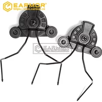 EARMOR M12 EXFIL Rails Adapter Attachment Kit Tactical Headset Adapter for EARMOR M31 / M32 / M31H / M32H Headset Upgrade Update