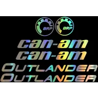 30cm*22cm Classic for CAN-AM TEAM Outlander Maverick LOGO BRP STICKER DECAL EMBLEM Sunscreen Waterproof Car Stickers Auto Custom