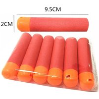 30 pièces Mega pour Nerf 9.5cm rouge fusil de Sniper fléchettes balles Mega mousse recharge fléchettes grand trou tête balles pour n-strike Mega série