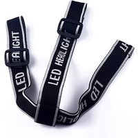 AliExpress NONE Universal Adjustable LED Headlamp Strap - High-Elastic Band for Bike Front Lights