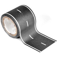 Black Track Tape,Toy Car Tape Track for Kids,Race Cars Decorations for Kids Birthday Party
