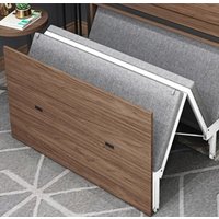 Easy Control Folding Iron Nap Bed Frame Popular Murphy Bed with Invisible Wall Table
