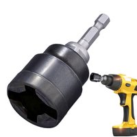 Car Jack Adapter Socket Converter for Scissor Car Jack Heavy-Duty Tool Change Converter Rust-Resistant for Auto Motor Repair