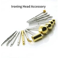 Fabric Flower Making Head Accessory DIY Flowers Brass Hemisphere Petal Vein Head Hot Electric Iron Leather Craft Tool