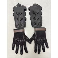 Adult Bruce Cosplay Costume Gloves Handguards Man Disguise Halloween Clothing