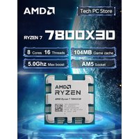 NEW AMD R7 7800X3D L3=96M 4.2GHz 8-Core 16-Thread Processor 120W Ryzen 7 7800X3D 5NM DDR5 Socket AM5 but without fan