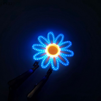 〔YY32〕1Pc DC3V COB Flash Candles LED Filament Letter Diodes Holiday Party Love Letter Rainbow Decoration Light Bulb Accessories