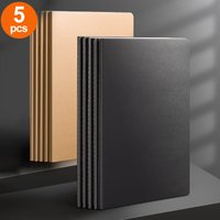 5 Blank Lined Notebooks, 36 Pages/Book, Suitable for Study Assignments, Notes, Diaries, Memos, Work Schedules, and Other Record-Keeping