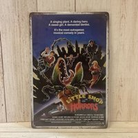 Little Shop Of Horror Metal Poster Tin Sign ManCave Movie Room VHS Cover Art-Aluminum-tin sign