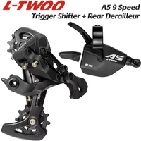 LTWOO A5 9S Mountain Bike Trigger Shifter + Rear Derailleurs,1x9 Speed MTB Compatible with ALIVIO / ACERA