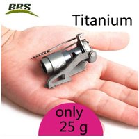 BRS-3000T Titanium Mini Camping Gas Burners 25g Jednoczęściowa kuchenka kieszonkowa Outdoor Hiking Składany piec do gotowania Przenośny
