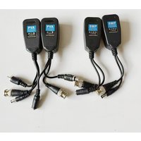 2 IN 1 BNC TO RJ45 HD Video Power Balun Transceiver to CAT5e 6 Connector 3 IN 1 Twiisted Pair For AHD/CVI/TVI/CVBS Camera