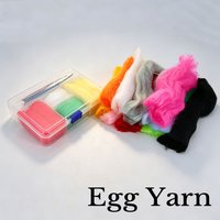 Fly Tying Egg Yarn Multi Color Synthetic Fiber & Strike Indicator Tool Kit for Glo Bug Salmon Egg Fly Trout Steelhead Fishing