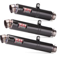 60mm Einlass Motorrad-Auspuffrohr Yoshimura Titan-Kohlefaser Universal Motorrad Roller Pit Dirt Schalldämpfer Escape Moto