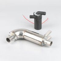 Ogrzewacz postojowy 12V/24V ze stali nierdzewnej z wykorzystaniem ciepła spalinowego i pompą obiegową wody – akcesorium do ogrzewania wody do samochodów i kamperów.