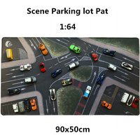 1:64 Scale 90 X50 cm Scene Mat Large Parking Lot For Diecast Car Model Vehicle Scene Display Toy Mouse Pad Scene Show Display