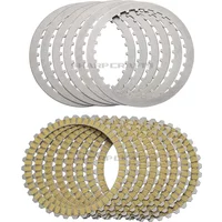 Motorcycle Engine Carbon Fiber & Steel Clutch Friction Plates Discs For Harley Sportster Iron Super Low XL 883 1200 Forty Eight
