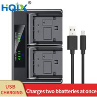 HQIX for Ordro HDV-F1 HDV-F5 HDV-F7 AE8 digital camera NP-180 Dual charger battery