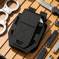 Molle Handcuffs Pouch Shackles Holder Case Quick Draw Universal Handcuff Holster Standard Chain Cuffs Cover Belt Pouch