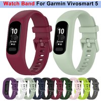 For Garmin Vivosmart 5 Silicone Watch Band Sports Straps Smart Bands Watch Accessories Replacement Bracelet For Vivosmart5 Band