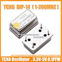 TCXO Full-Size 20M 20MHZ 20.000MHZ Rectangular Temperature Compensated Crystal Oscillator DIP-14 High Precision 3.3V-5V ±0.1PPM
