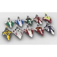 2996pcs MOC Delta 7B Starfighter Clone Wars Collection Star Battle Model Building Blocks Assemble Kids Toys Christmas Gifts