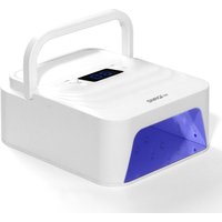 Rechargeable Nail Lamp with Mirror Bottom 48Pcs Leds Nail Dryer for Acrylic Nails Manicure Machine Wireless Nail UV LED Lamp