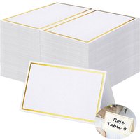 10/30/60pcs Gold Foil Folded Place Cards Wedding Seating Number Card Table Decoration Christmas Birthday Party Greeting Card TMZ