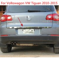 High-quality stainless steel Rear Trunk Lid Cover Trim For Volkswagon VW Tiguan 2010 2011 2012 2013 2014 2015 Car-styling