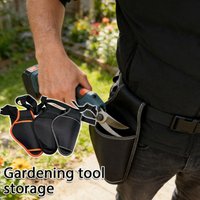 Garden Tool Belt Carrying Bag Garden Tool Pouch Convenient Woodwork Plumbing Adjustable Garden Apron Utility Belt Waist Bag