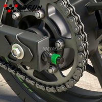 For Ninja250 Ninja300 Z250 Z300 Versys X300 X 300 Motorcycle CNC Rear Wheel Chain End Adjuster Trim Screw Cover Ninja Z 250 300