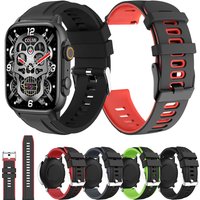 Sports Silicone Breathable Strap For COLMI C81 C80 M40 M42 Band For COLMI P71 P73 P8 I30 Wristband 20mm 22mm Bracelet Accessorie