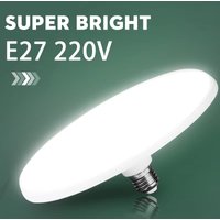 15W LED Bulb AC 220v E27 Base Energy Saving Lamp Household Indoor Lighting Flying Saucer Light 6500k Ceiling Lamp Garage Light