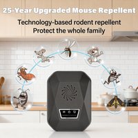 Ultrasonic Pest Repeller 3 in 1 For Mosquito Cockroach And Mouse 3 Adjustable Frequency Modes 360 Degree Coverage Electronic Pes