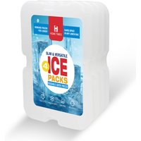 Ice Packs for Lunch Boxes - Freezer Packs - Original Cool Pack Cooler Accessories for The Beach, Camping (Set of 4)