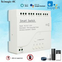 Ewelink 4ch Wireless Remote Control Time Relay Board Switch Module 12v 24v 220v Wifi Smart Light Receiver Work With Alexa