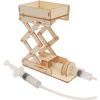 DIY Hydraulic Elevator Platform Model Children Technologia Science Toys Experimental Tool STEM Kit Learning Educational for Kids