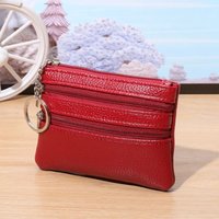 Women Short Zipper Wallet Multi-functional Mini Coin Purse Small Bag Money Bags Leather Key Holder Mini Wallets