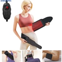 Update 660nm&850nm 140 Leds Red&Infrared Light Therapy Belt for Body Waist Shoulder Back Massager for Muscle Body Relief