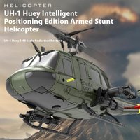 C032 remote-controlled helicopter 6-channel reverse flight Huey UH-1 simulation military model remote-controlled aircraft toy