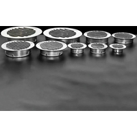 75-200MM 201 Stainless Steel Wall Air Vent Grille Exterior Round Ducting Ventilation Grilles Duct Hood Durable Vent Cap